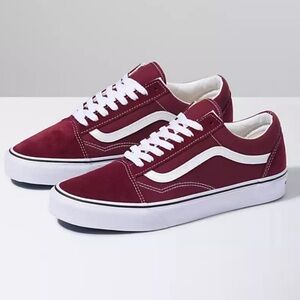 Burgundy VANS